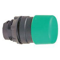 Harmony paddetrykshoved i plast med Ø30 mm padde i grøn farve med fjeder-retur ZB5AC34