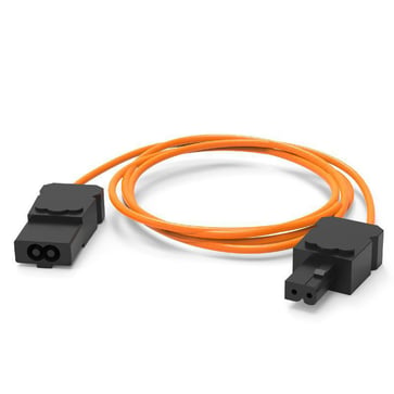 Gennemgående kabel fro CEL skabsbelysming  1 m, orange CELC1001TO