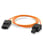 Gennemgående kabel fro CEL skabsbelysming  1 m, orange CELC1001TO miniature
