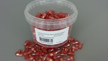 Samlemuffe enkelt 2,5 mm² rød 200stk HE25-1/P RØD