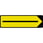 Roadguide sign F14 Detour arrow 23,5x80cm 102735 miniature