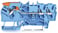 3-leder-gennemgangsklemme, pal og Push-in CAGE CLAMP® 2,5 mm², blå 2102-1304 miniature