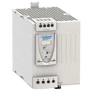 Modicon switchmode strømforsyning universal med 24 VDC 480 W-20 A udgang og 380-500 VAC 3-faset forsyning ABL8WPS24200