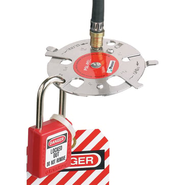 Lock of pneumatic pipe supply PSL-PEL