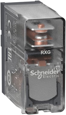 RXG stikbensrelæ, 1 C/O 10A og 24VDC RXG15BD