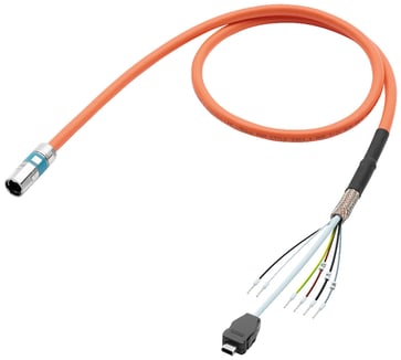 Single kabel til Sinamics 6FX5002-8QN04-1AK0