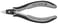Knipex skævbider præcisions elektronik ESD m/spidst hoved og skær u/facet 125 mm 79 42 125 ESD miniature