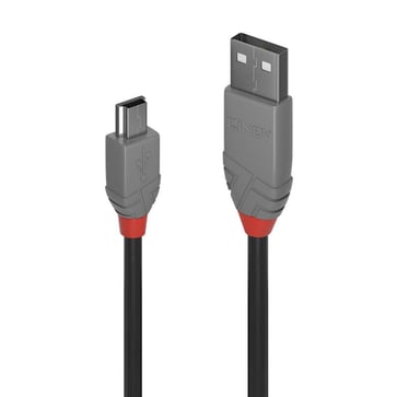 USB 2.0 kabel Type A-Mini-B han/han 2,0m 36723