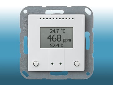KNX CO2-sensor med display KNX AQS-B-UP-HVID