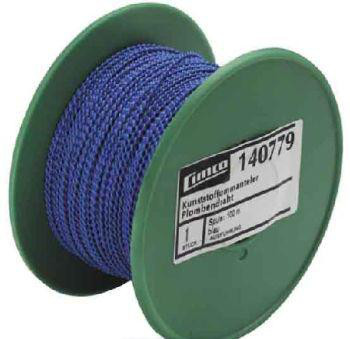 Plombetråd 100m 0,5 x 0,6 mm blå 140779