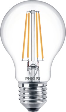 Philips LED Filament Standard 7-60W E27 827 A60 Klar 929001387302