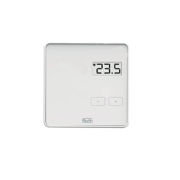 Roth Touchline®PL room thermostat with display white 17466397.100