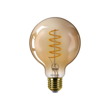 Philips MASTER Value LED bulb Dimmable 4W (15W) E27 G93 Gold Spiral Glass 929002983002