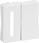 FUGA afdækning for lysdæmper MEK-S 160CR, 180R og 180LR, hvid 530D6927 miniature