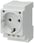 Schuko socket 16a 3-pole 5TE6800 5TE6800 miniature