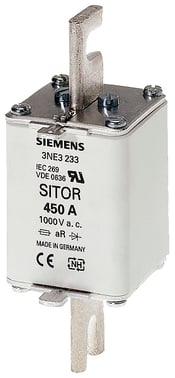 Sitor s.-cond. fuse 125a 1000v ac ar 3NE3222 3NE3222