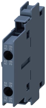 Auxiliary switch block, 2 no, 3RH1921-1EA20 3RH1921-1EA20