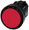 Trykknap, 22 mm, rund, plastik, rød, flad 3SU1000-0AB20-0AA0 miniature