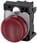 Indikatorlys, 22 mm, rund, plastik, rød, glat linse, med holder, LED modul 3SU1102-6AA20-1AA0 3SU1102-6AA20-1AA0 miniature