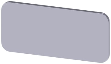 Label plade, snap-on eller selvklæbende, for Label holder, label str. 12.5 X 27mm, 3SU1900-0AC81-0AA0