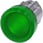 Indikatorlys, 22mm, rund, Metal, Skinnende, Grøn 3SU1051-6AA40-0AA0 miniature