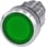 Lystrykknap 22 mm, rund, metal, skinnende, grøn, flad 3SU1051-0AB40-0AA0 miniature