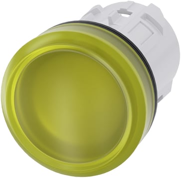 Indikatorlys, 22 mm, rund, plastik, gul 3SU1001-6AA30-0AA0