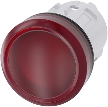 Indikatorlys, 22 mm, rund, plastik, rød 3SU1001-6AA20-0AA0