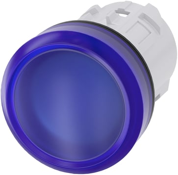 Indikatorlys, 22 mm, rund, plastik, blå 3SU1001-6AA50-0AA0