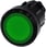 Lystrykknap, 22 mm, rund, plastik, grøn, flad 3SU1001-0AB40-0AA0 miniature