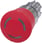 Nødstop paddehatte trykknap, kan blive oplyst, 22mm, rund, metal, skinnende, rød 3SU1051-1HB20-0AA0 miniature