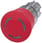 Nødstop paddehatte trykknap, kan blive oplyst, 22mm, rund, metal, skinnende, rød 3SU1051-1HB20-0AA0 miniature