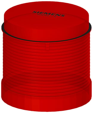 Enkel flash lyselement, med ndbygget elektronisk flash, red, 24 V DC 8WD4420-0CB