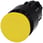 Paddetrykknap, 22 mm, rund, plastik, gul, 30 mm, låsende, 3SU1000-1AA30-0AA0 miniature