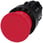 Paddetrykknap, 22 mm, rund, plastik, rød, 30 mm, 3SU1000-1AD20-0AA0 miniature