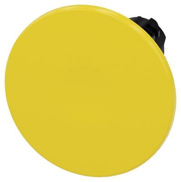 Paddetrykknap, 22 mm, rund, plastik, gul, 60 mm, 3SU1000-1CD30-0AA0