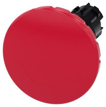 Nødstop paddetryk Trykknap, 22 mm, rund, plastik, rød, 60 mm, positive låsende 3SU1000-1JB20-0AA0