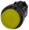 Lystrykknap, 22 mm, rund, plastik, gul, Trykknap, forhøjet 3SU1001-0BB30-0AA0 miniature