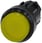 Lystrykknap, 22 mm, rund, plastik, gul, Trykknap, forhøjet 3SU1001-0BB30-0AA0 miniature
