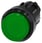 Lystrykknap, 22 mm, rund, plastik, grøn, Trykknap, forhøjet 3SU1001-0BB40-0AA0 miniature