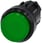 Lystrykknap, 22 mm, rund, plastik, grøn, Trykknap, forhøjet 3SU1001-0BB40-0AA0 miniature