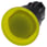 Belyst paddehattetryk, 22 mm, rund, plastik, gul, 40 mm, låsende, 3SU1001-1BA30-0AA0 miniature