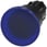 Belyst paddehattetryk, 22 mm, rund, plastik, blå, 40 mm, låsende, 3SU1001-1BA50-0AA0 miniature