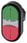 Belyst dobbelttrykknap, 22 mm, rund, plastik, grøn: pil peger op, rød: pil peger ned, tryknapper, flad 3SU1001-3AB42-0AN0 miniature