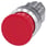 Paddetrykknap, 22 mm, rund, metal, skinnede, rød, 30 mm, 3SU1050-1AD20-0AA0 miniature