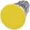 Paddetrykknap, 22 mm, rund, metal, skinnede, gul, 40 mm, 3SU1050-1BD30-0AA0 miniature