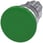 Paddetrykknap, 22 mm, rund, metal, skinnede, grøn, 40 mm, 3SU1050-1BD40-0AA0 miniature
