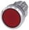 Lystrykknap, 22 mm, rund, metal, skinnede, rød, Trykknap, flad, låsende, 3SU1051-0AA20-0AA0 miniature