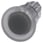 Belyst paddehattetryk, 22 mm, rund, metal, skinnede, klar, 40 mm, låsende, 3SU1051-1BA70-0AA0 miniature