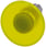 Belyst paddehattetryk, 22 mm, rund, metal, skinnede, gul, 60 mm, låsende, 3SU1051-1CA30-0AA0 miniature